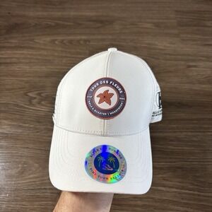 Alter Ego Running Hat Trotter 58cm Tour Des Fleurs White Snapback NWT